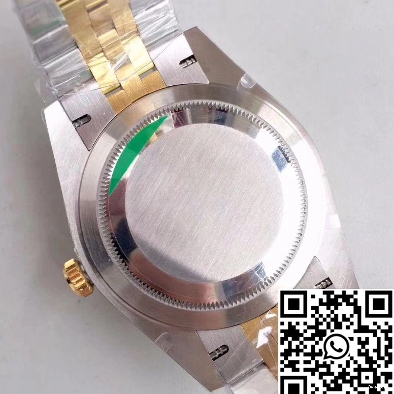 126333-0003 Textured Datejust EW Gold Dial 41MM Diamond-studded Factory Rolex 0824